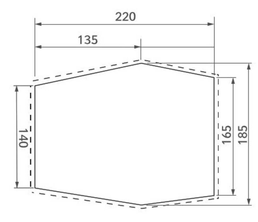 Zelt Zubehor | VAUDE Fp Lizard Seamless 2-3P - Zeltunterlage Bark