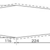 Autozelte | VAUDE Fp Drive Wing - Zeltunterlage Bark