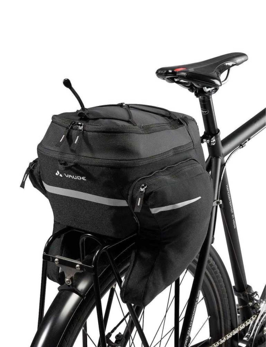 Gepacktragertaschen | VAUDE Silkroad Plus (Snap-It) - Gepacktragertasche Black