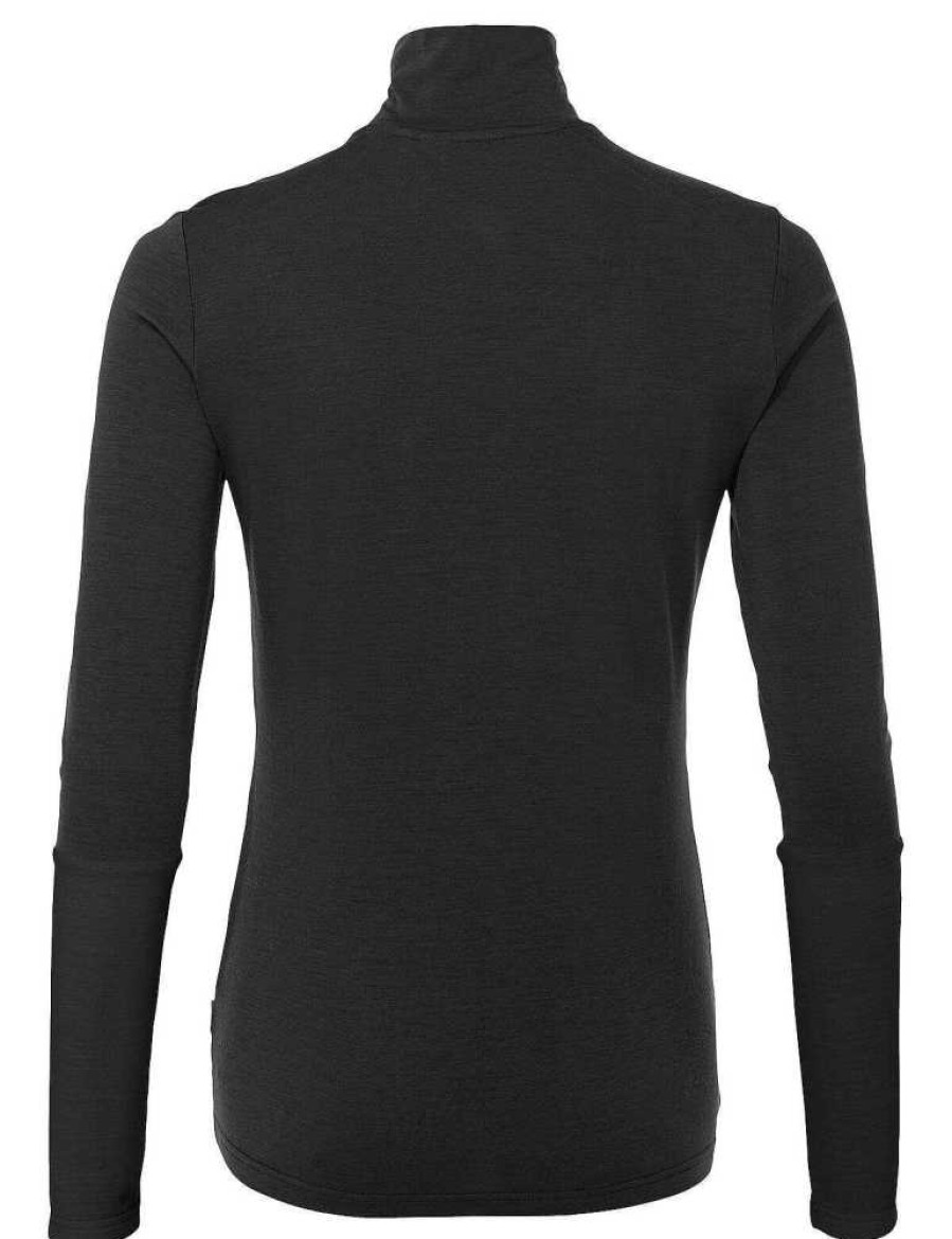 Pullover, Hoodies, Shirts | VAUDE Monviso Merino Langarm Halfzip T-Shirt Damen