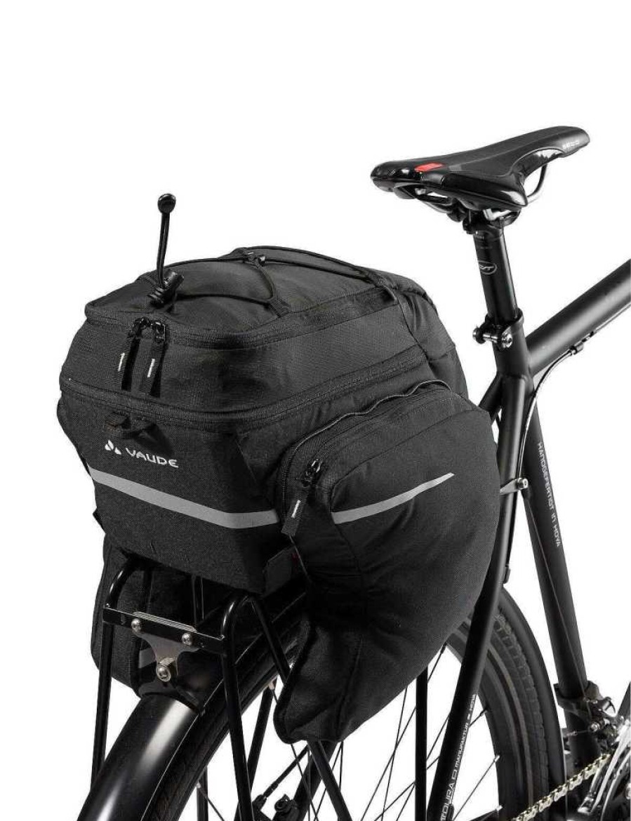 Gepacktragertaschen | VAUDE Silkroad Plus - Gepacktragertasche Black