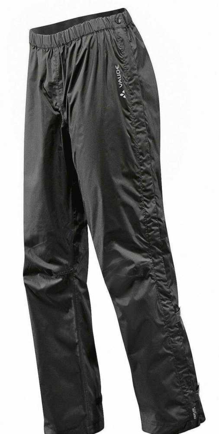 Hosen | VAUDE Fluid Full-Zip Ii Regenhose Kurzgrosen Herren Black