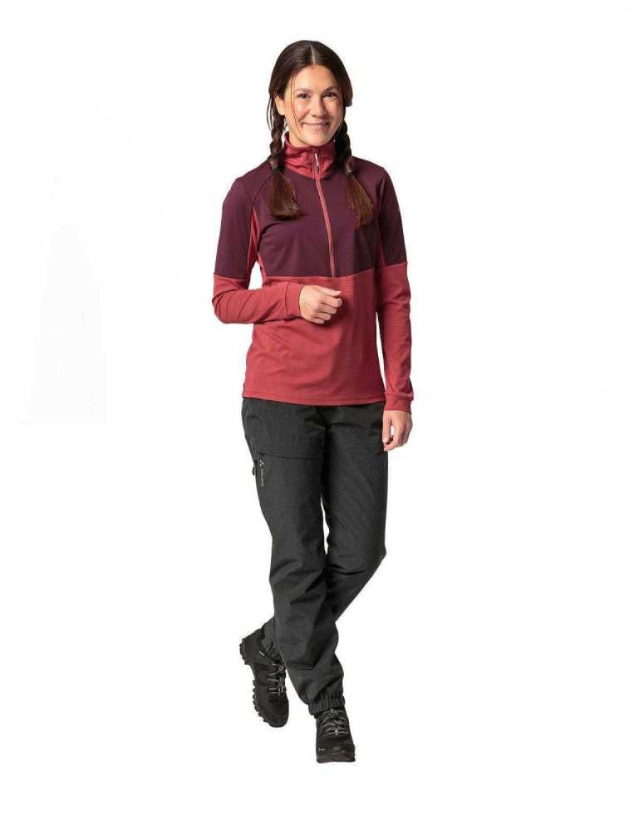 Pullover, Hoodies, Shirts | VAUDE Yaras Half-Zip Shirt Damen