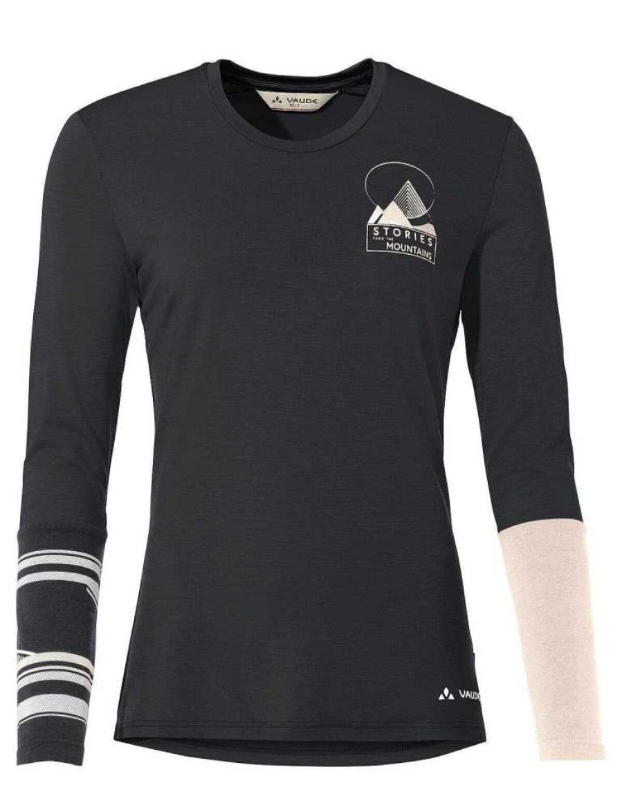 Pullover, Hoodies, Shirts | VAUDE Monviso Merino Langarm T-Shirt Damen