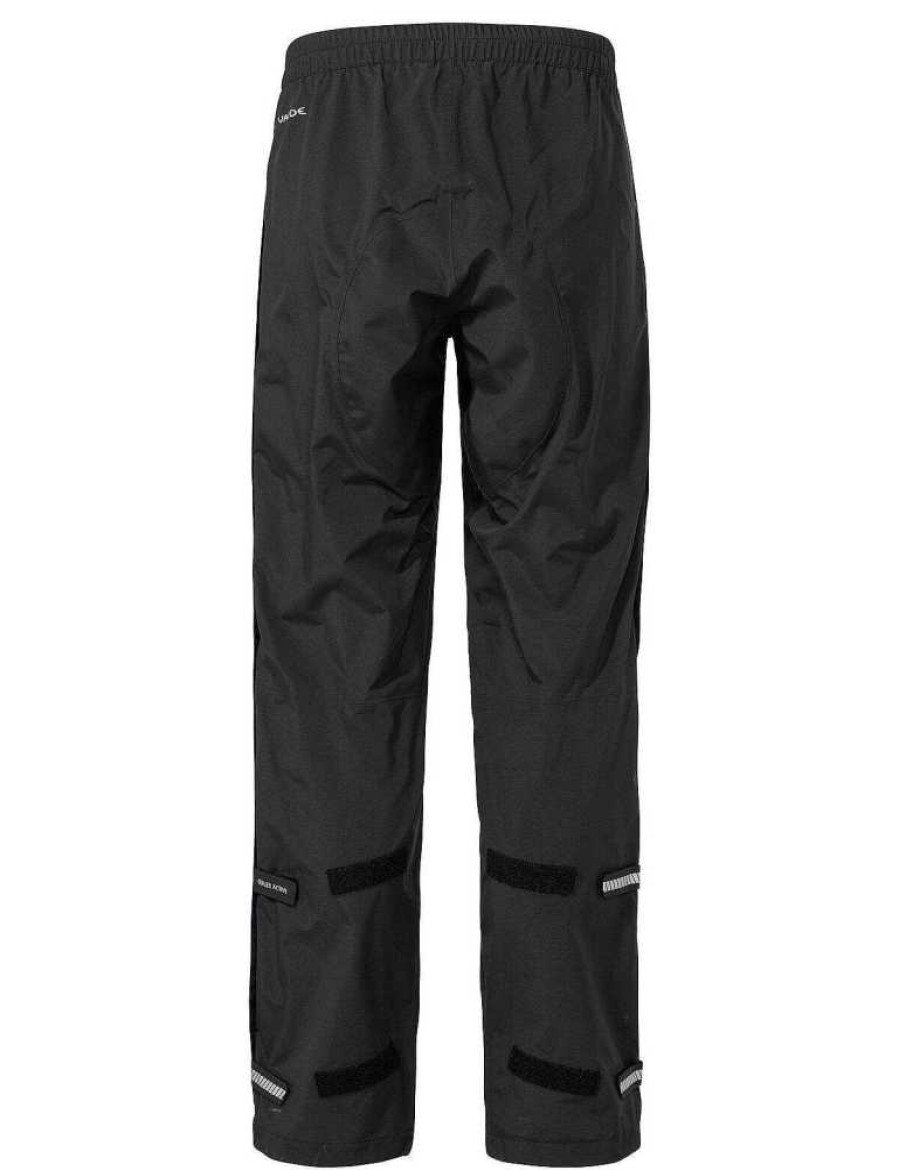 Hosen | VAUDE Yaras Rain Iv Zip Regenhose Herren Black