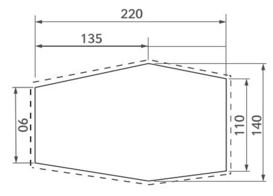 Zelt Zubehor | VAUDE Fp Lizard Seamless 1-2P - Zeltunterlage Bark