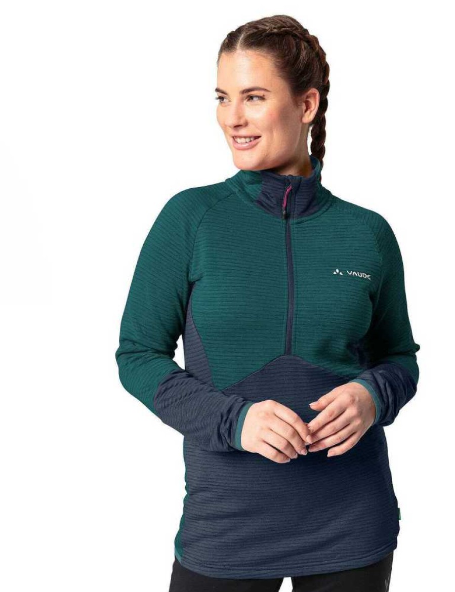 Jacken | VAUDE Larice Halfzip Fleece Jacke Damen