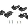 Fahrradtaschen Ersatzteile | VAUDE Step Adjust Oversize Hook (1 Paar) - Ubergrose Haken Black